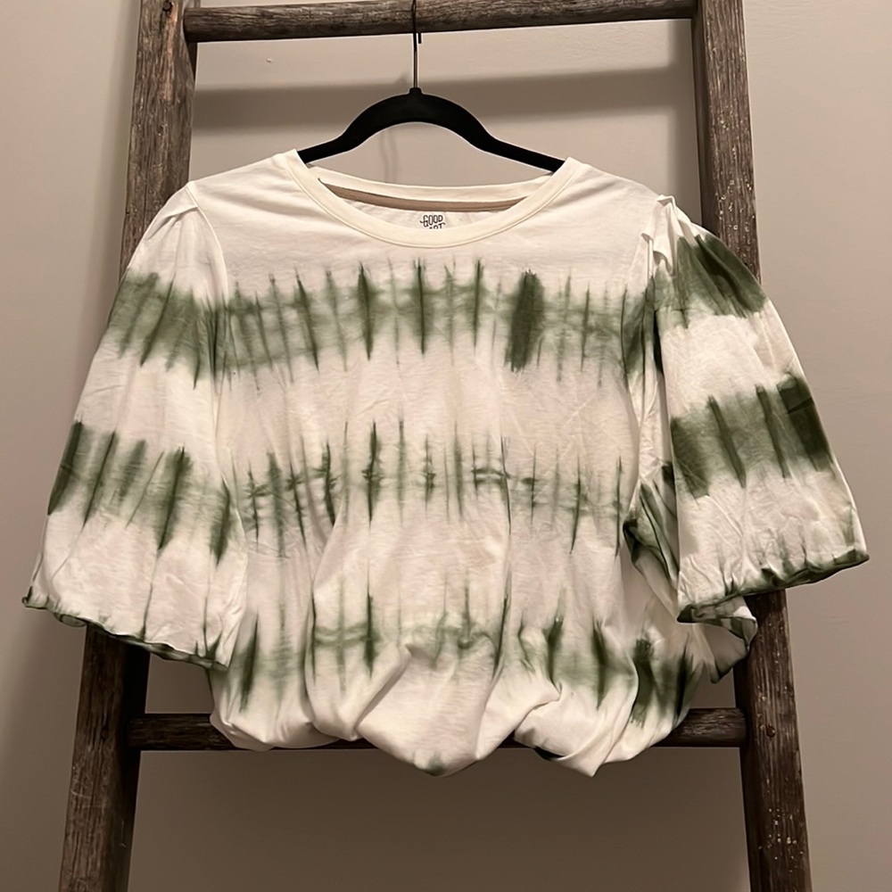 Green Tie Dye Tee